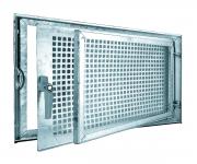 Stahlkellerfenster MEALIT, verzinkt<br>Fenster einflügelig 50 x 50 cm (BxH)